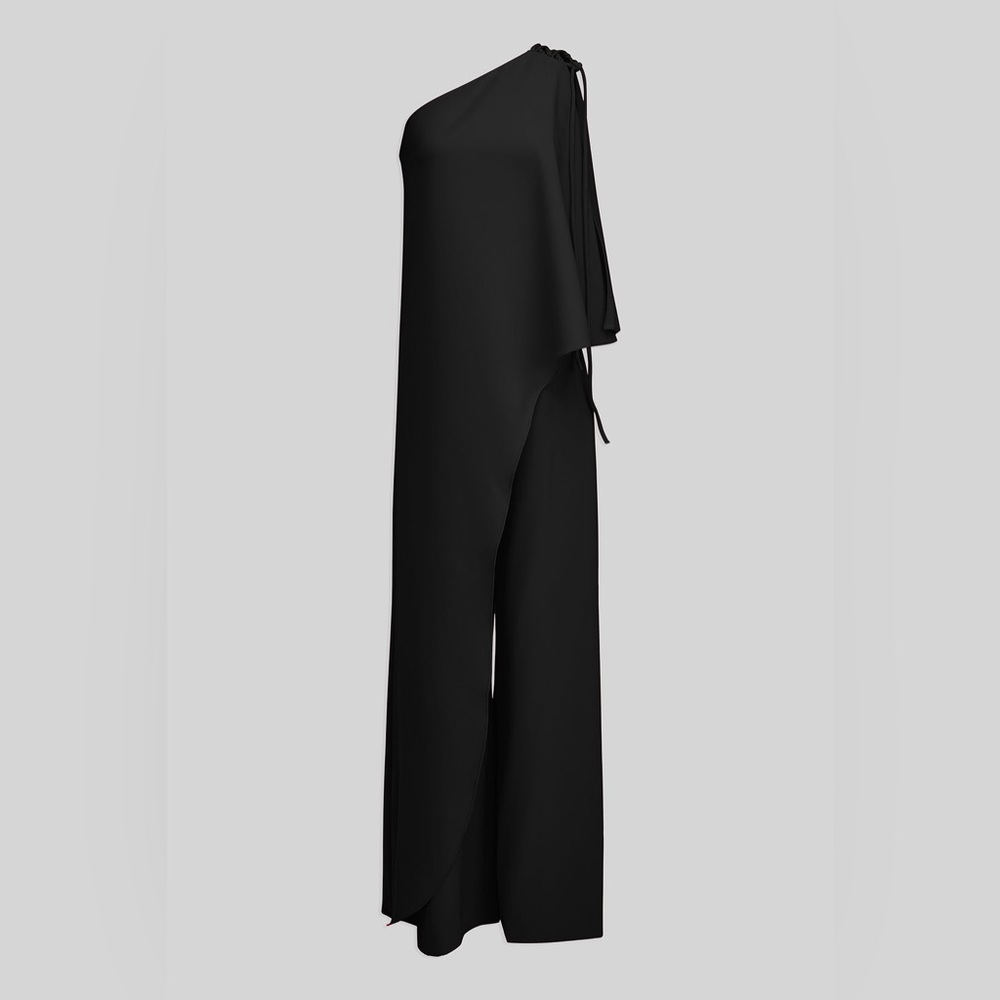 Halston Ignacia Jumpsuit in Luxe Crepe - Picture 6 of 9